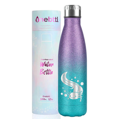 Onebttl Axolotl 17oz Insulated Water Bottle - Blue Purple Gradient